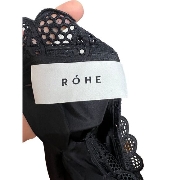 ROHE Magalie Silk Black Blouse NWT Sz. 40 (US 8/L) - Picture 12 of 12